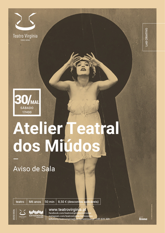 Atelier Teatral dos Miúdos // Aviso de Sala
