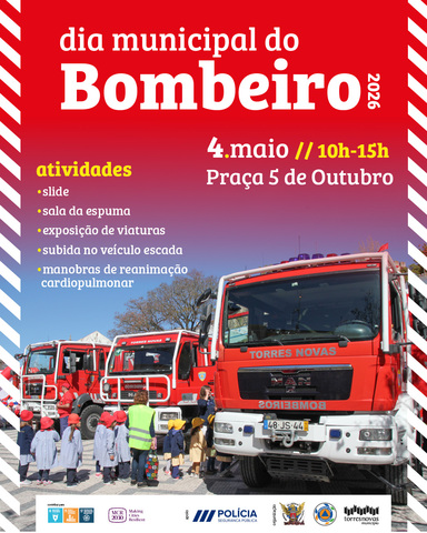 Dia Municipal do Bombeiro assinalado com atividades abertas à população